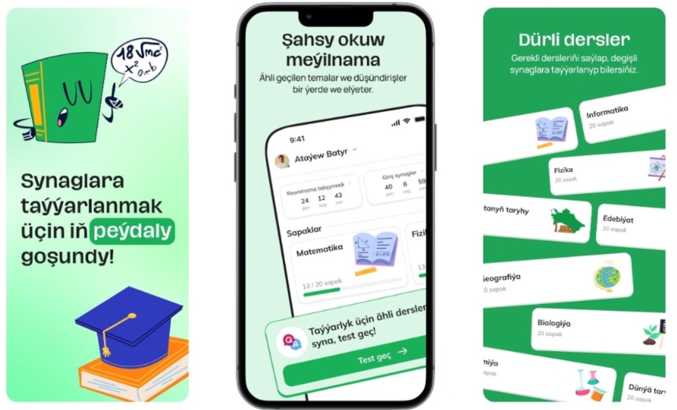 New mobile app helps applicants prepare for university entrance in Turkmenistan