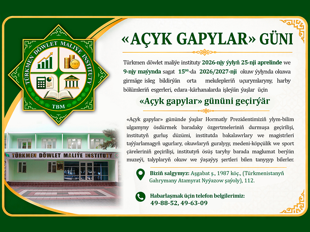 «AÇYK GAPYLAR» GÜNI